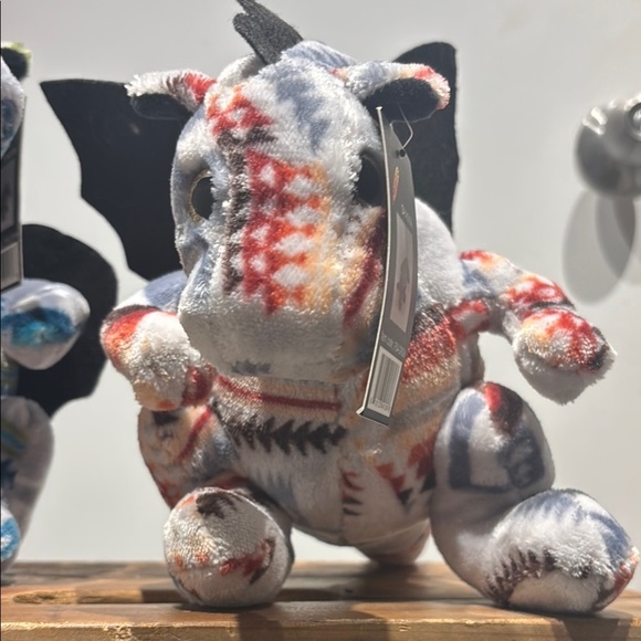 Black and Red Stuffed Animal Plush Toy - Picture 8 of 11